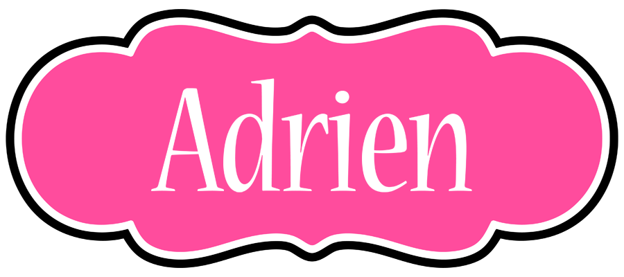 Adrien invitation logo