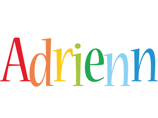 Adrienn birthday logo
