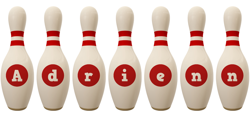 Adrienn bowling-pin logo