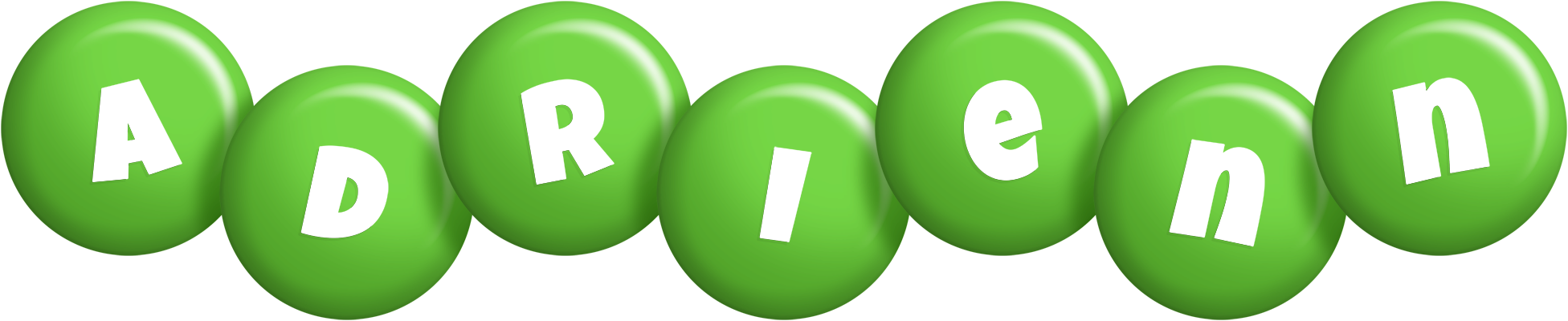 Adrienn candy-green logo