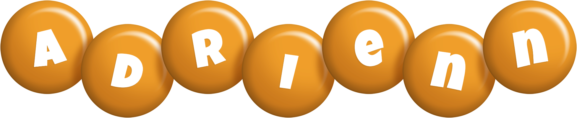 Adrienn candy-orange logo