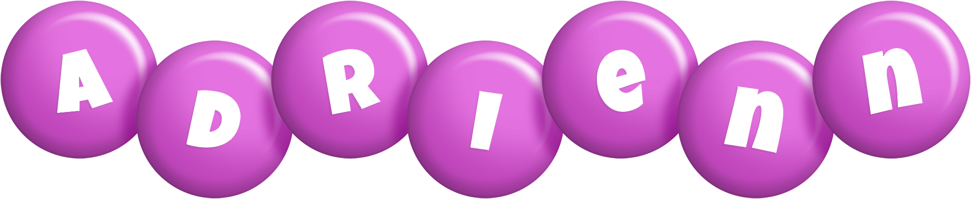 Adrienn candy-purple logo