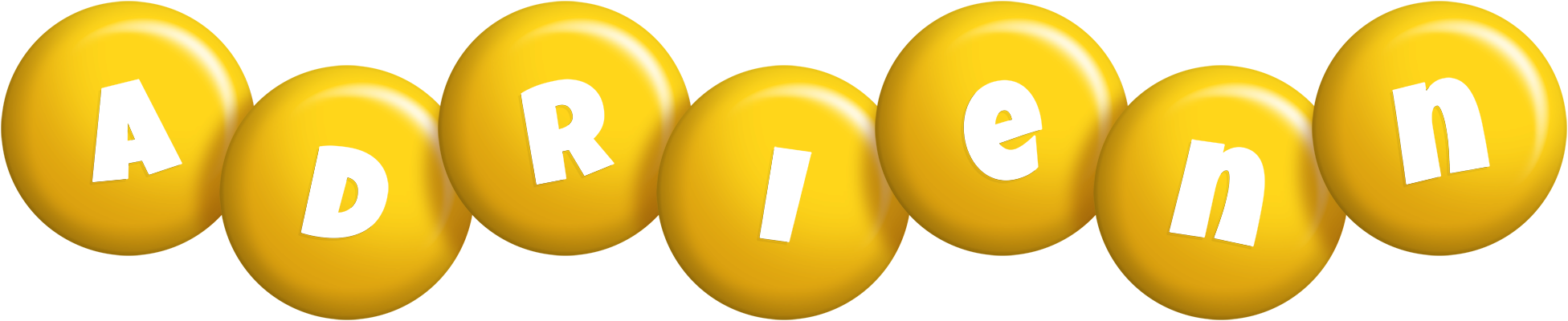 Adrienn candy-yellow logo