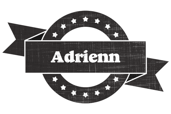 Adrienn grunge logo