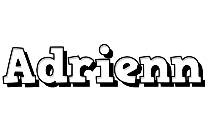 Adrienn snowing logo