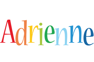 Adrienne birthday logo