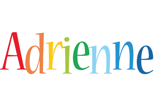 Adrienne birthday logo