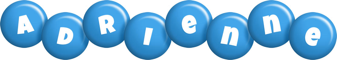 Adrienne candy-blue logo