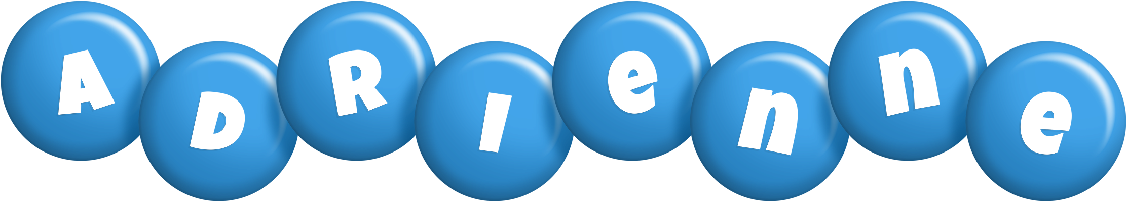 Adrienne candy-blue logo