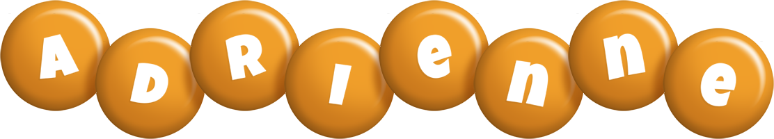 Adrienne candy-orange logo