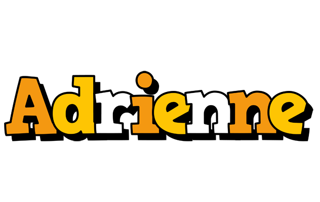 Adrienne cartoon logo
