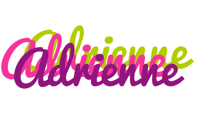 Adrienne flowers logo