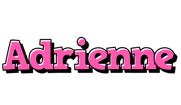 Adrienne girlish logo