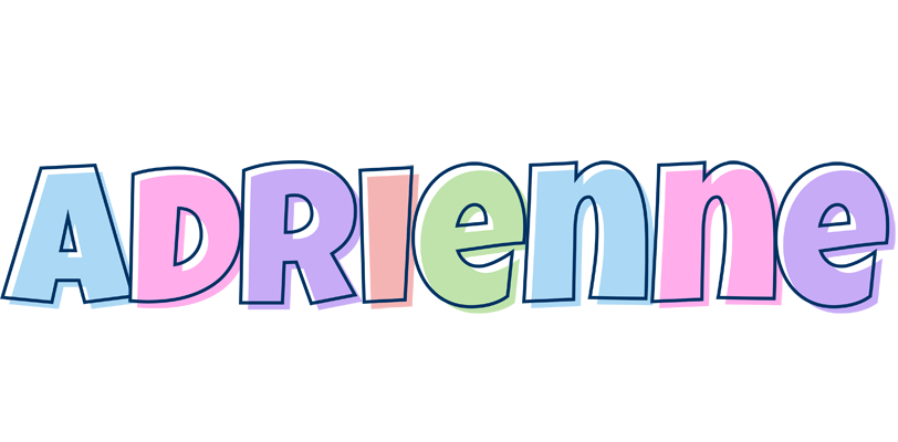 Adrienne pastel logo