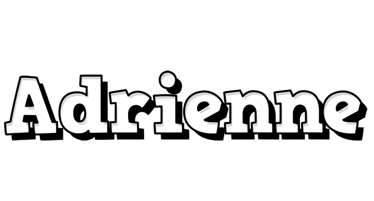 Adrienne snowing logo