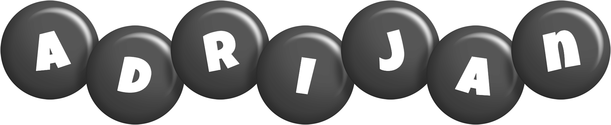 Adrijan candy-black logo