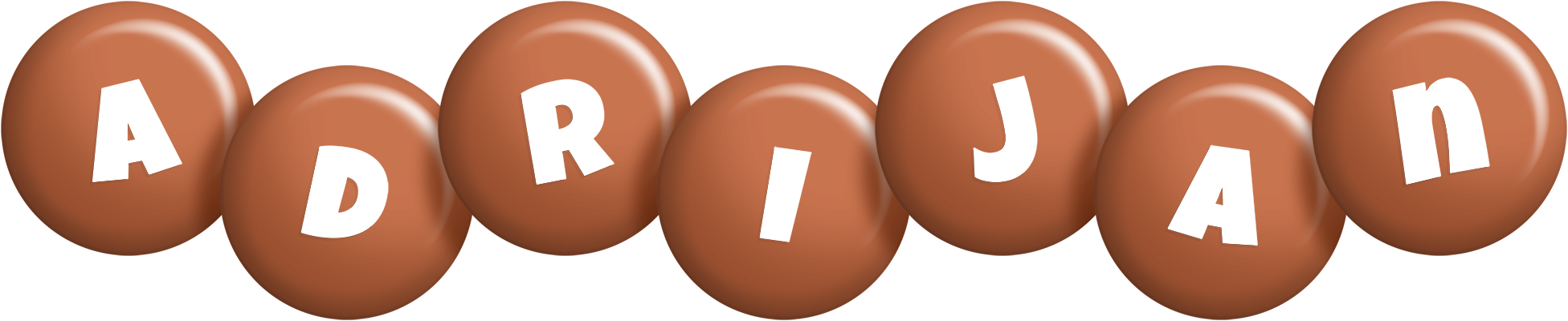 Adrijan candy-brown logo
