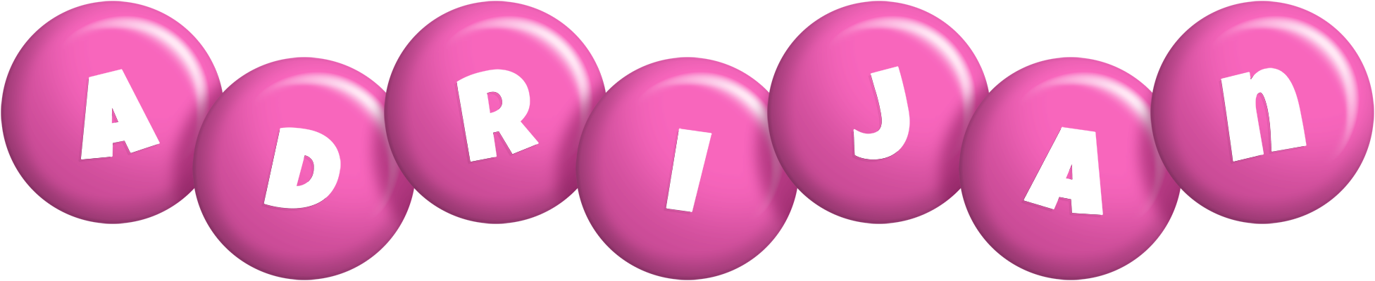 Adrijan candy-pink logo
