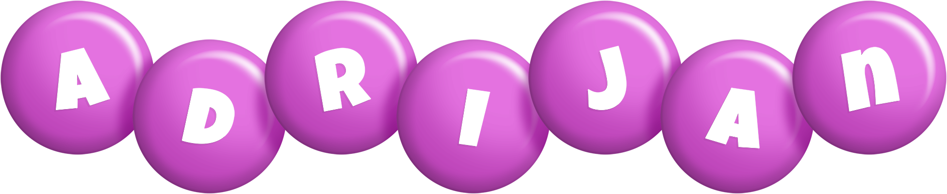Adrijan candy-purple logo