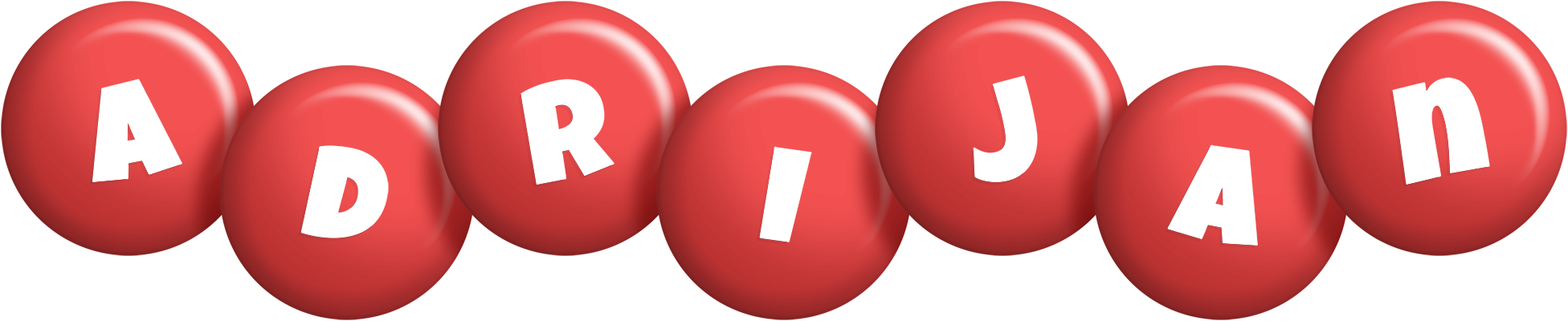 Adrijan candy-red logo