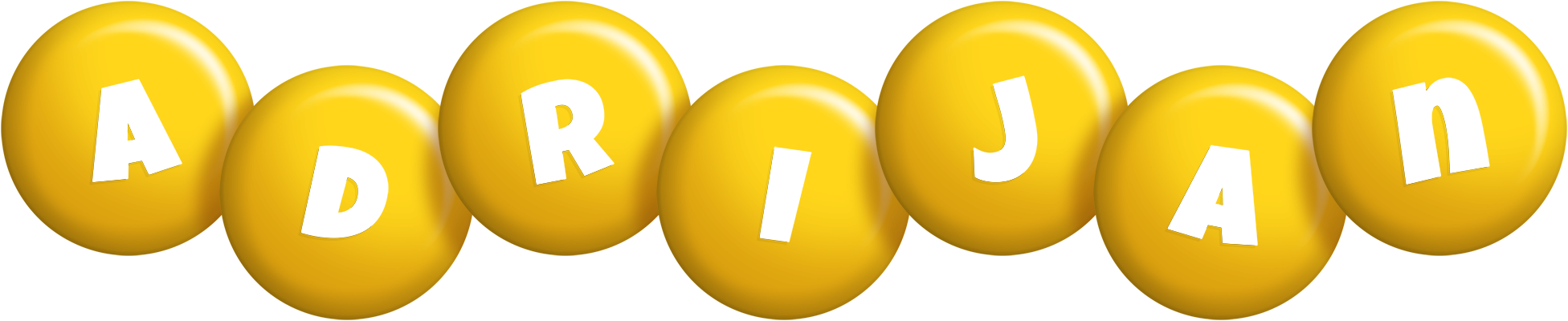 Adrijan candy-yellow logo