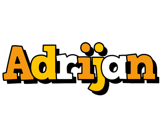 Adrijan cartoon logo