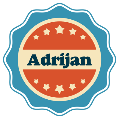 Adrijan labels logo
