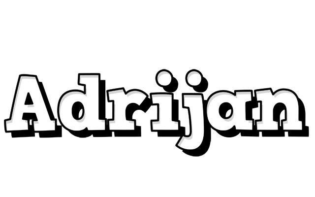 Adrijan snowing logo