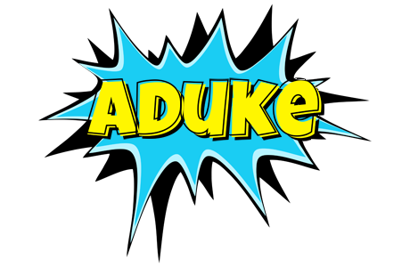 Aduke amazing logo