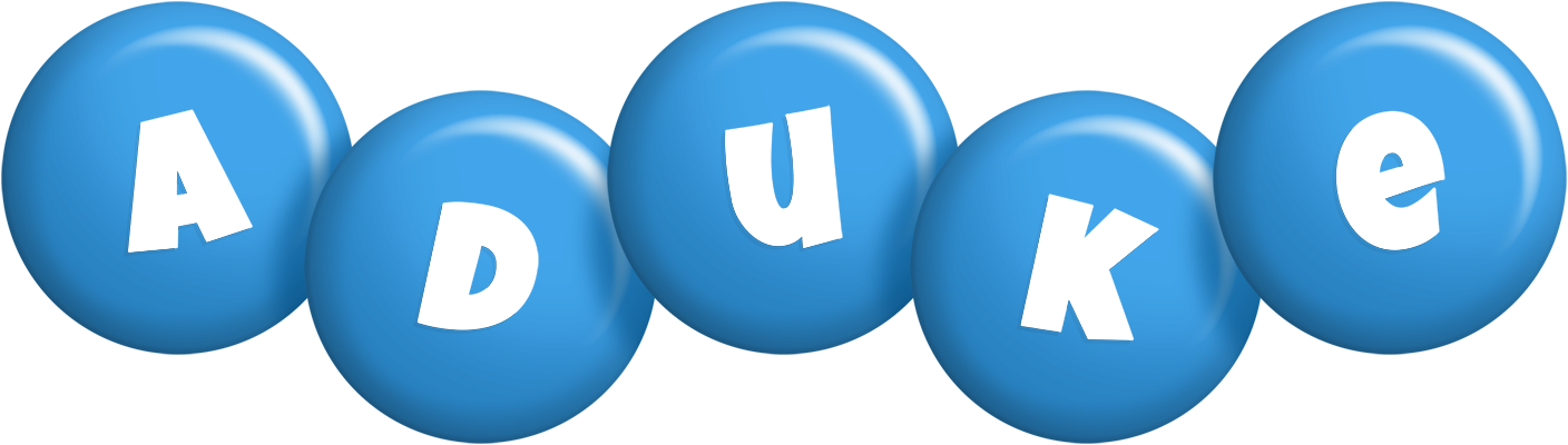 Aduke candy-blue logo