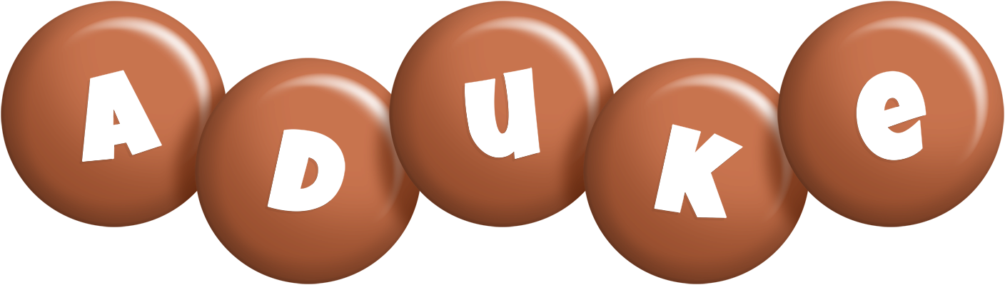 Aduke candy-brown logo
