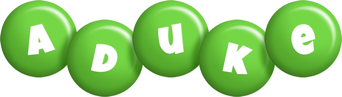 Aduke candy-green logo
