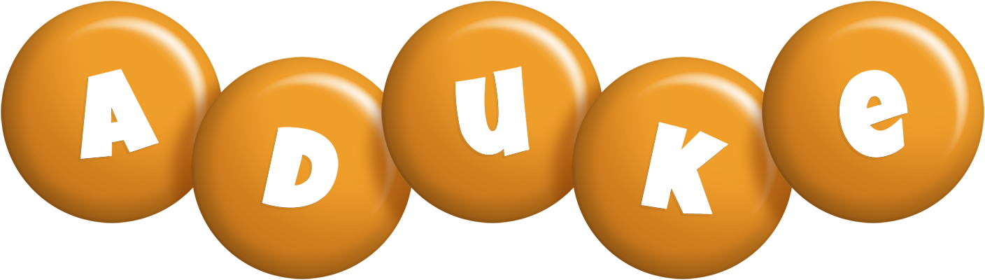 Aduke candy-orange logo