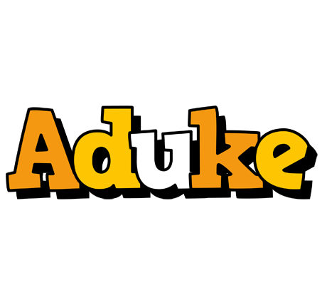 Aduke cartoon logo