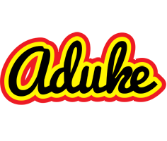 Aduke flaming logo