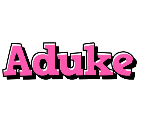 Aduke girlish logo