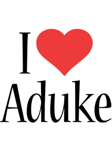 Aduke i-love logo