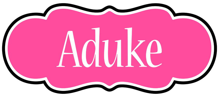 Aduke invitation logo