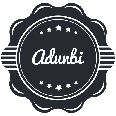 Adunbi badge logo