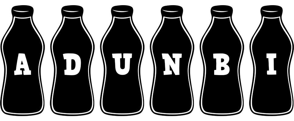 Adunbi bottle logo