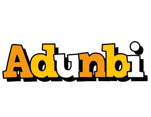 Adunbi cartoon logo