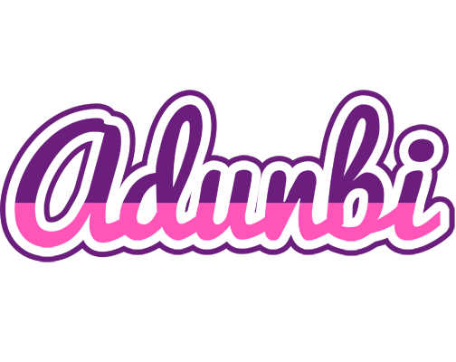 Adunbi cheerful logo