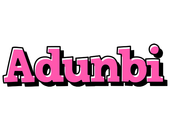 Adunbi girlish logo