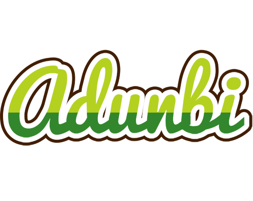Adunbi golfing logo