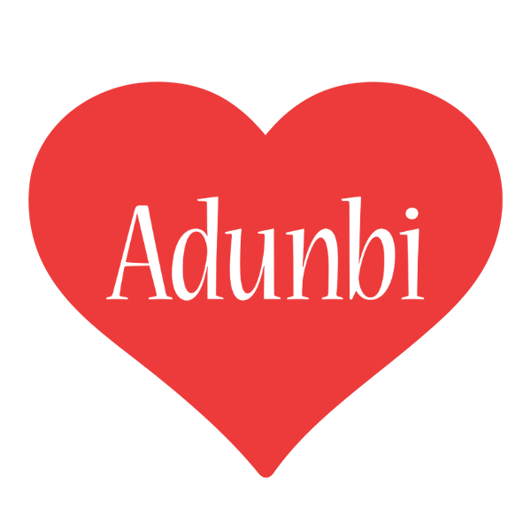 Adunbi love logo