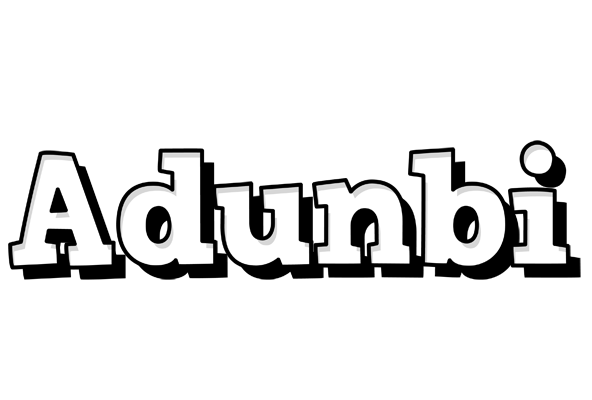 Adunbi snowing logo