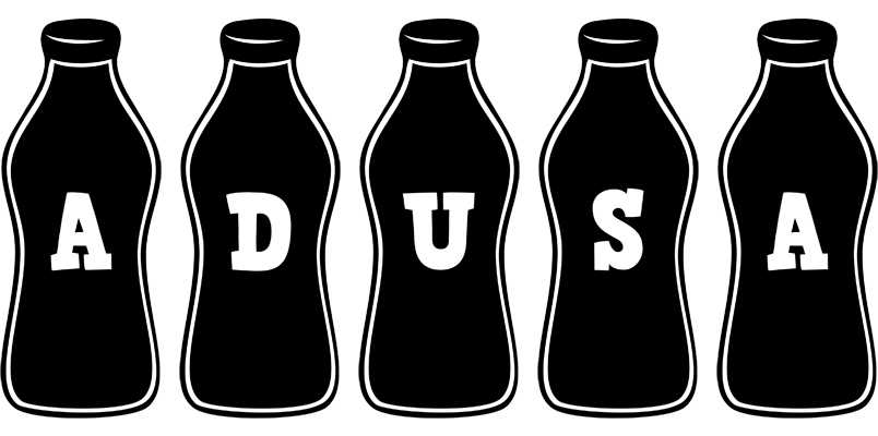 Adusa bottle logo