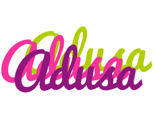 Adusa flowers logo