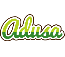 Adusa golfing logo