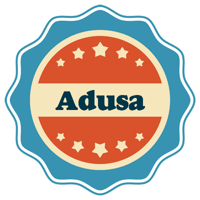 Adusa labels logo